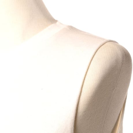 エクストリームカシミヤ extreme cashmere x n°421 player タンクトップ コットンカシミヤ オフホワイト 正規取扱
