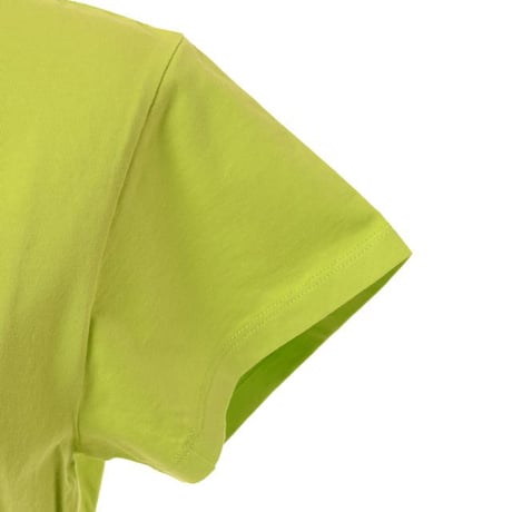 エムエムシックス メゾンマルジェラ MM6 MAISON MARGIELA ロゴ入りTシャツ コットン ネオングリーン