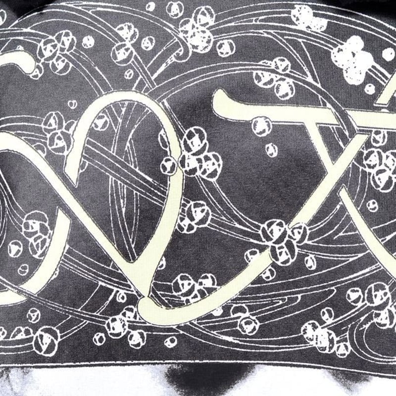 ラフシモンズ RAF SIMONS スカーフTシャツ ヴィスコース ダーク