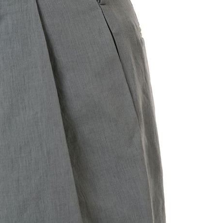 ダウェイ DAWEI ワイドパンツ ポリエステルレーヨン グレーグリーン