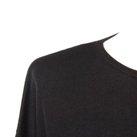 エクストリームカシミヤ extreme cashmere x ワイドセーター コットンカシミア ブラック