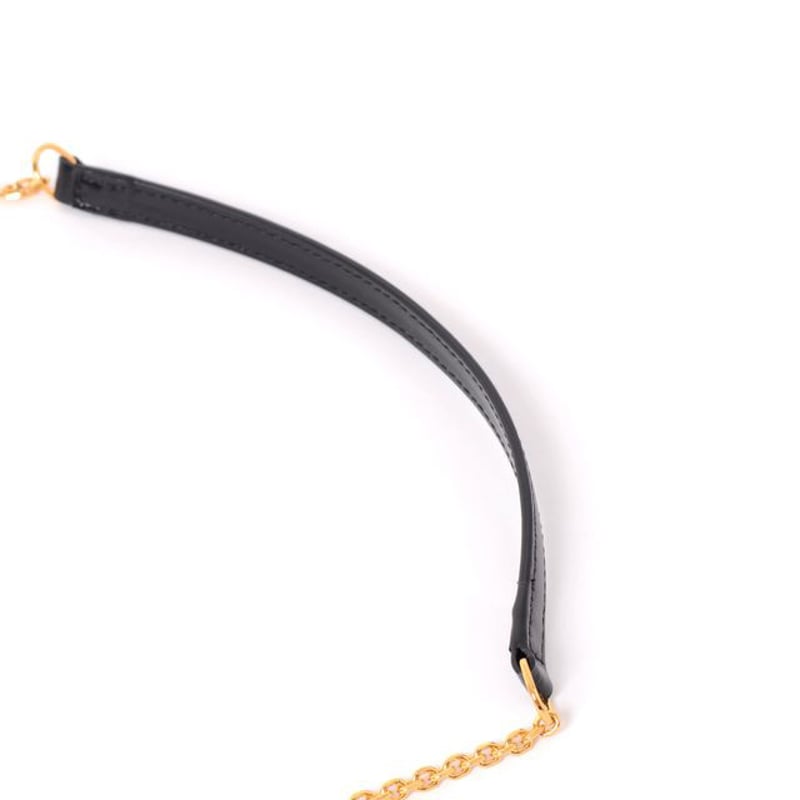 マルニ Marni チェーン付きロングウォレット パテントレザー 水玉