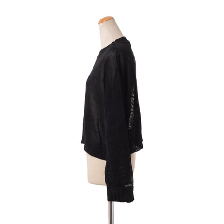 ブルネロクチネリ Brunello Cucinelli ボクシーフォルムセーター コットン ブラック