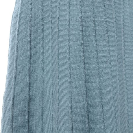 インポートブランド import brand HAWICO Scotland（ホイコ スコットランド）フレアースカート カシミア アイスブルー