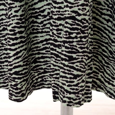 プロエンザスクーラー Proenza Schouler 半袖ワンピース ジャージー ゼブラ