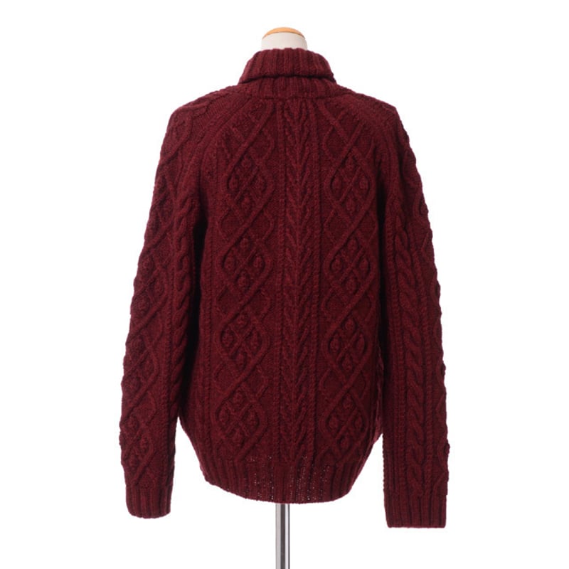 極美品 マカフィー アランニット カーディガン ジャケット 毛100% 赤 厚手 楽天市場】ポケット ビッグシルエット カーディガン [N1138