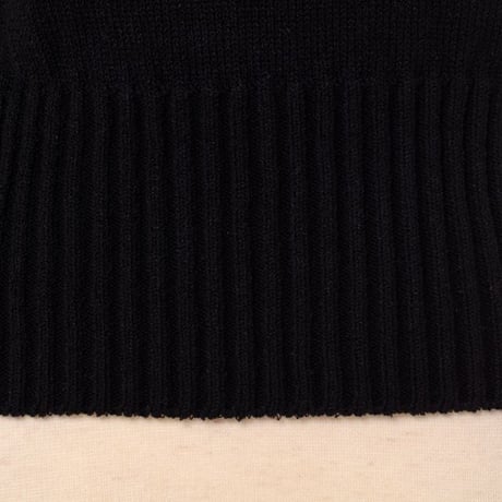 プロエンザスクーラー Proenza Schouler ショート丈セーター コットンリネン ブラック