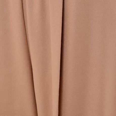 アニオナ AGNONA タック入りパンツ カシミヤウール キャメル