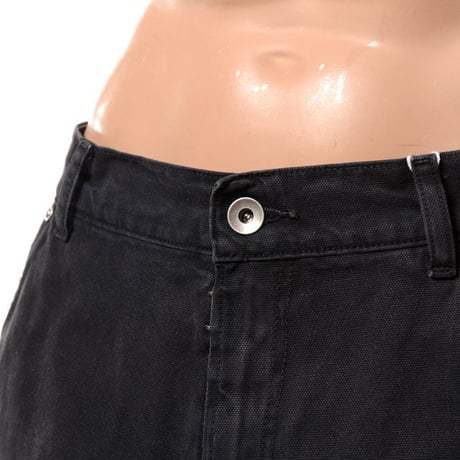 メゾン マルジェラ Maison Margiela スタッドデニムショーツ コットン ブラック