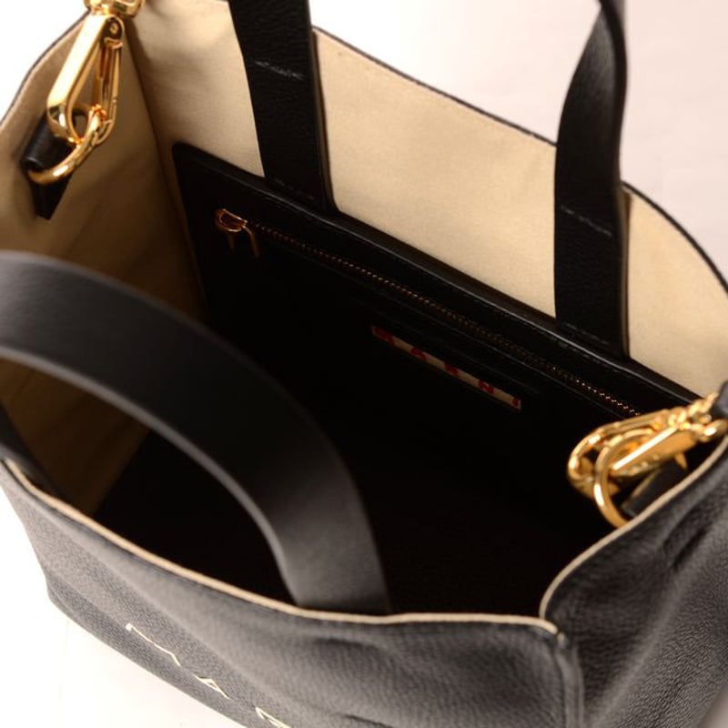 マルニMARNIミニバック マルニ Marni Museo Soft ミニバッグ カーフスキン ブラック