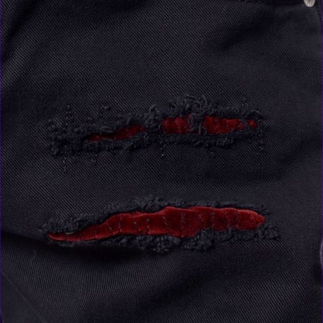 アレキサンダーマックイーン Alexander McQueen ダメージジーンズ ブラック
