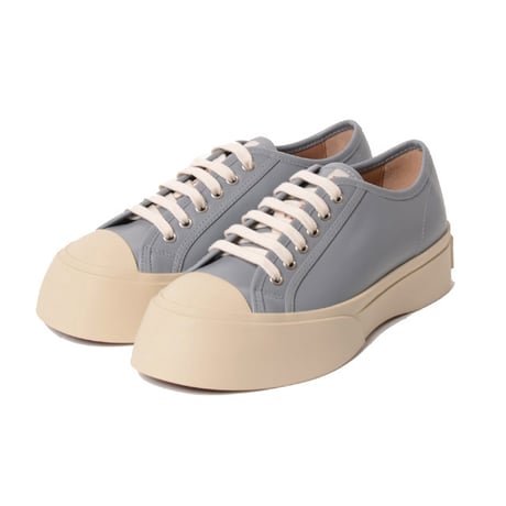 マルニ Marni PABLOレースアップスニーカー 牛革 グレー