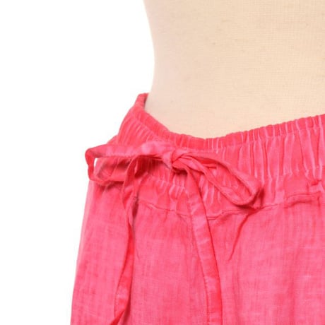 インポートブランド import brand プルマナック PLOUMANAC'H リラックスパンツ リネン ショッキングピンク