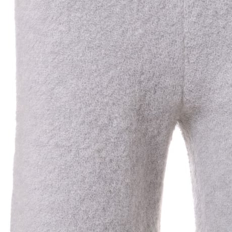 ミッソーニ Missoni 圧縮ニットパンツ 羊毛ミックス ライトグレー