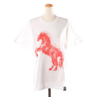 ステラマッカートニー stella mccartney ホースグラフィックTシャツ コットン ホワイト