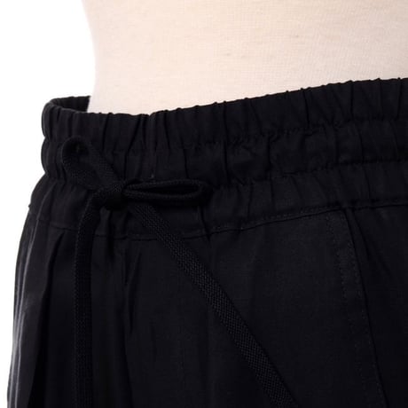 イザベルマラン ISABEL MARANT ハイウエストゴムパンツ 再生繊維 フェデックブラック