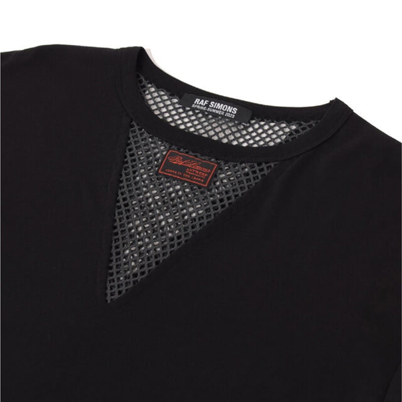 ラフシモンズ RAF SIMONS T-shirt with net insert Tシャツ ラフシモンズ RAF SIMONS T-shirt with net insert Tシャツ