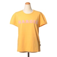 エムエムシックス メゾンマルジェラ MM6 MAISON MARGIELA ヴィンテージジャージーロゴTシャツ コットン イエロー 正規取扱