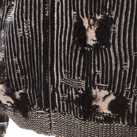 エムエムシックス メゾンマルジェラ MM6 MAISON MARGIELA リバーシブルジッパーブルゾン ウールなど ブラック