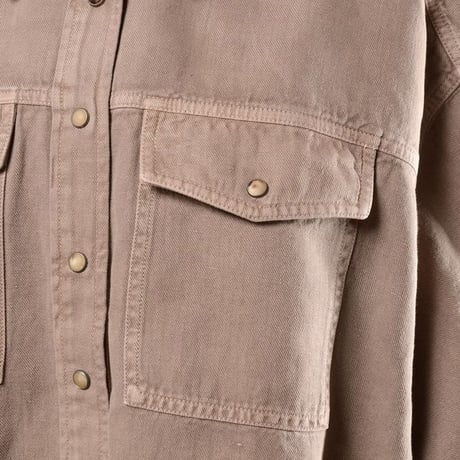 ブルネロクチネリ Brunello Cucinelli ガーメントダイブルゾン コットンリネン ベージュ