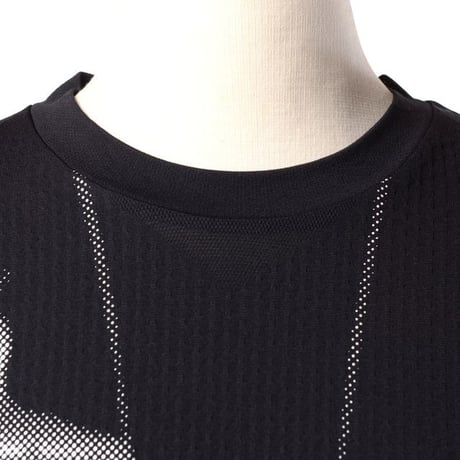 エムエムシックス メゾンマルジェラ MM6 MAISON MARGIELA スニーカープリントロンT ナイロン ブラック