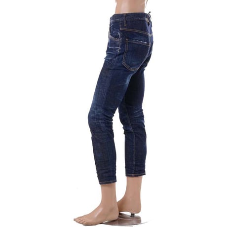 ディースクエアード Dsquared2 スケータージーンズ コットン Blue Navy