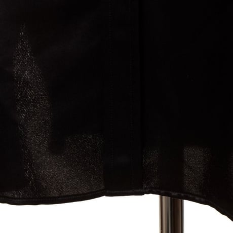 メゾン マルジェラ Maison Margiela ロングシャツ シルクサテン ブラック 正規取扱