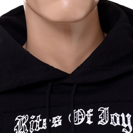 ラフシモンズ RAF SIMONS レギュラーフィットフーディ・パーカー コットン ブラック