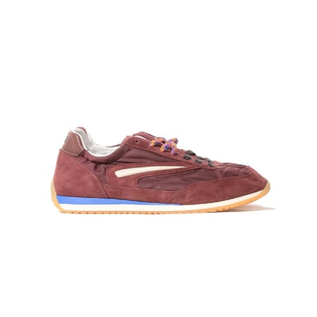 インポートブランド import brand デイト D.A.T.E. スニーカーathletaballet ナイロンバックスキン バーガンディ