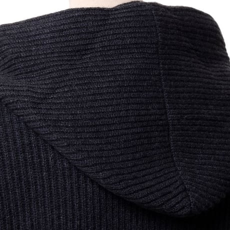 ブルネロクチネリ Brunello Cucinelli フード付きジッパーセーター カシミア ダークグレー