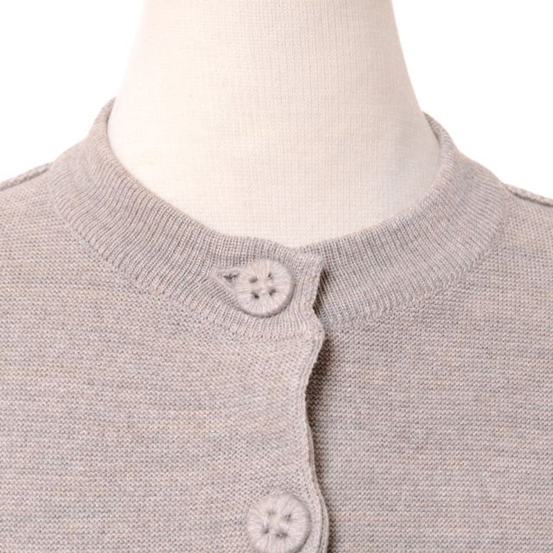 ルメール LEMAIRE ショート丈カーディガン ウールなど ライトストーン  