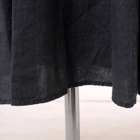 インポートブランド import brand ROSSO35 Vネックワンピース リネン ダークグレー