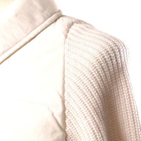 ブルネロクチネリ Brunello Cucinelli 袖ニットダウンジャケット ダウンなど ホワイト