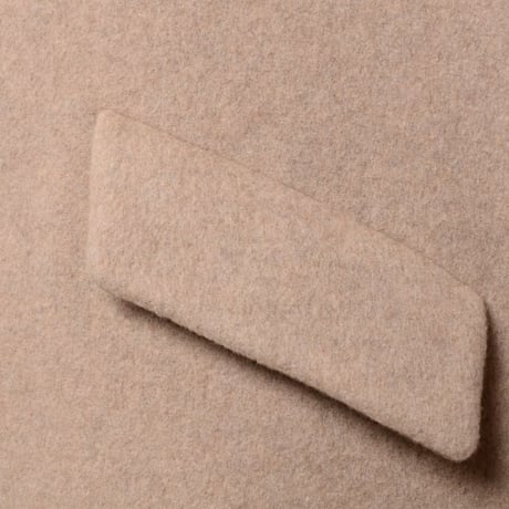 エムエムシックス メゾンマルジェラ MM6 MAISON MARGIELA シングルコート パイルウール ベージュ