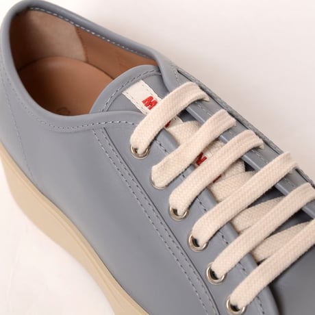 マルニ Marni PABLOレースアップスニーカー 牛革 グレー