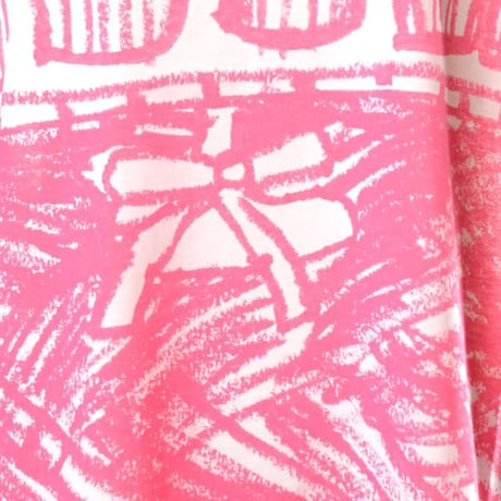 マルニ Marni カップケーキTシャツ コットン ピンクホワイト