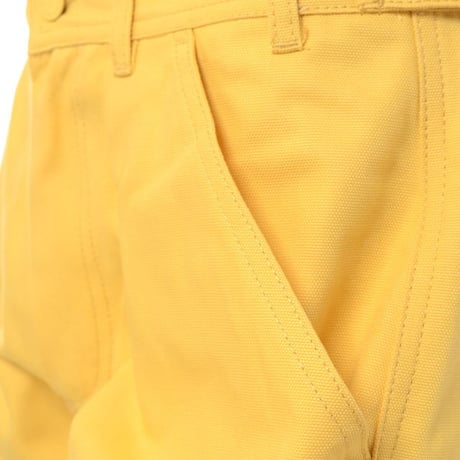 ラフシモンズ RAF SIMONS Denim skate shorts コットン イエロー