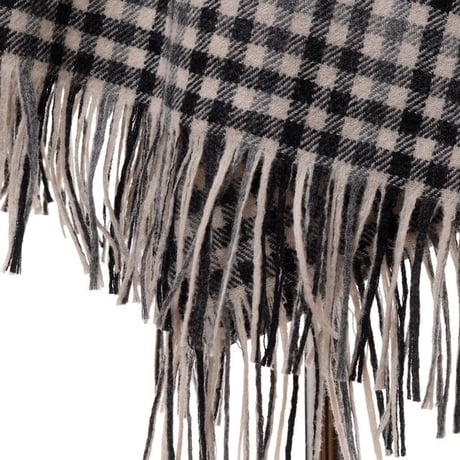 ブルネロクチネリ Brunello Cucinelli タック使いスカート ウール ベージュチェック