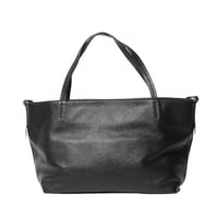 インポートブランド import brand ロリステッラ 2本ハンドル横長トートバッグ レザー ブラック