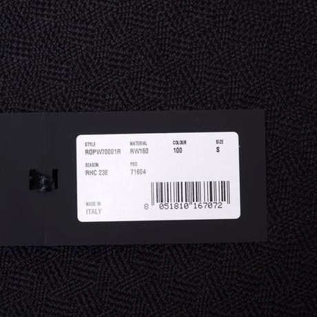 ロシャス ROCHAS RカットワークロゴTシャツ コットン ホワイト