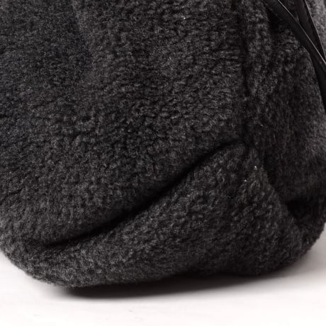 ブルネロクチネリ Brunello Cucinelli ムートン巾着バッグ グレー レザーバッグ イタリア製 レディース 正規取扱