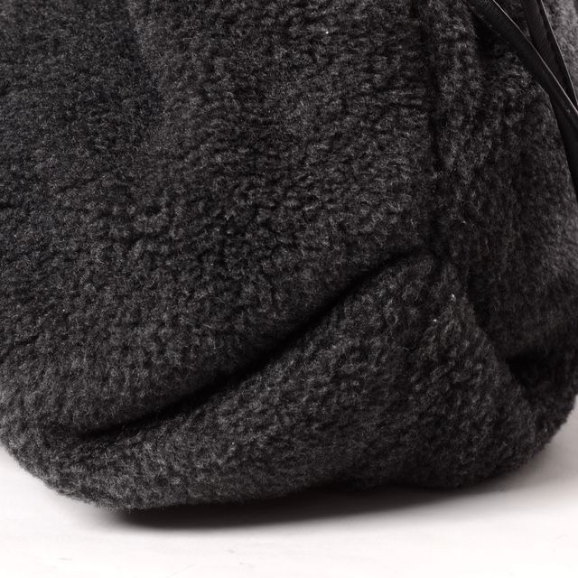 ブルネロクチネリ Brunello Cucinelli 巾着バッグ ムートン グレー | YO