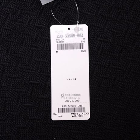 44ラベルグループ 44 label group スウェットパンツ コットン ブラック