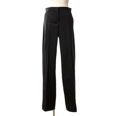 ステラマッカートニー stella mccartney ストレートパンツ ウール ブラック