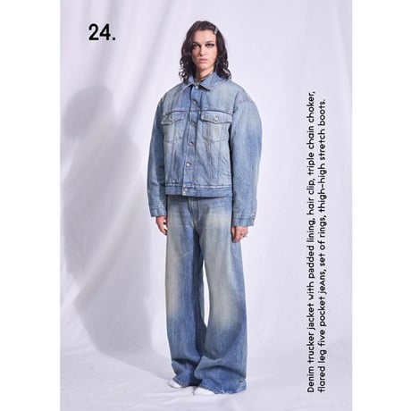 エムエムシックス メゾンマルジェラ MM6 MAISON MARGIELA デニムジャケット コットン ブルーデニム