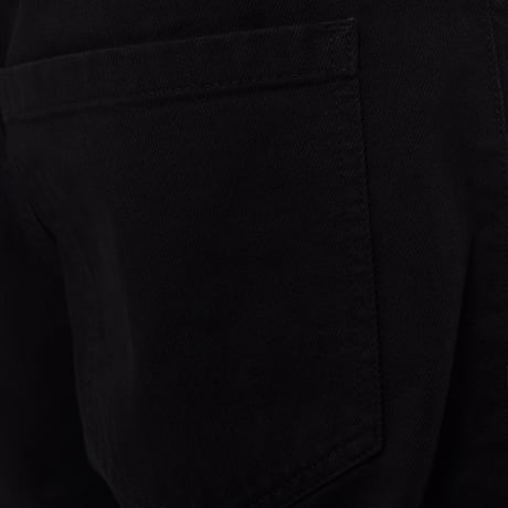 ラフシモンズ RAF SIMONS Wide fit denim workwear pants コットン ブラック