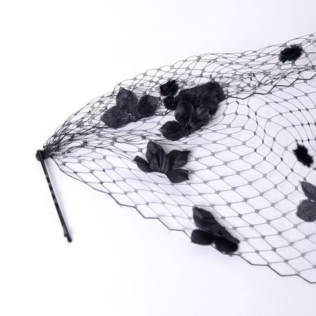 ジョアンナブライトバート Johanna BraitBart チュール使いのヘッドアクセ ミックス ブラック