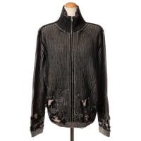 エムエムシックス メゾンマルジェラ MM6 MAISON MARGIELA リバーシブルジッパーブルゾン ウールなど ブラック 正規取扱