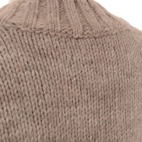 メゾン マルジェラ Maison Margiela Vネックニットタバード アルパカコットンなど ピスタチオ
