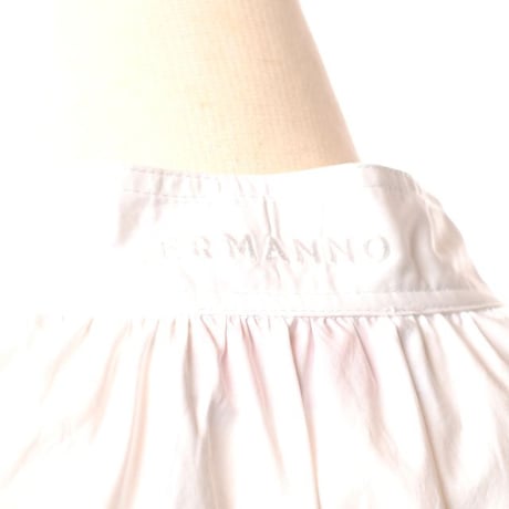 エルマノシェルビーノ ermanno scervino 被りタイプブラウス コットン ホワイト